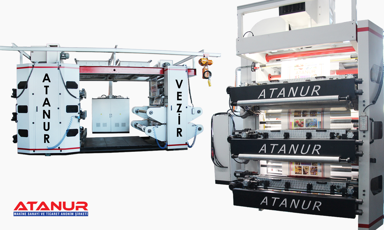 6 RENK 130 CM STACK TYPE FLEXO PRINTING VEZİR READY